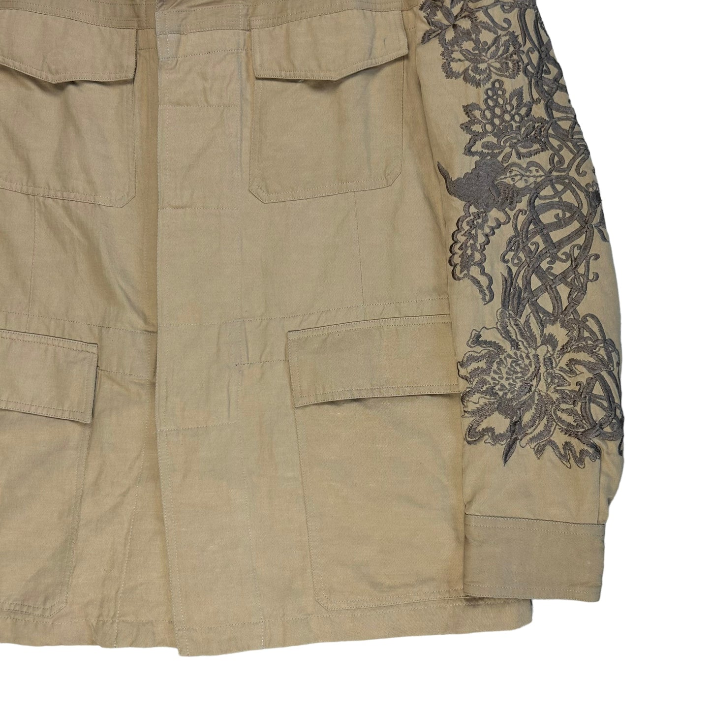 Dries Van Noten Embroidered Safari Jacket - SS18