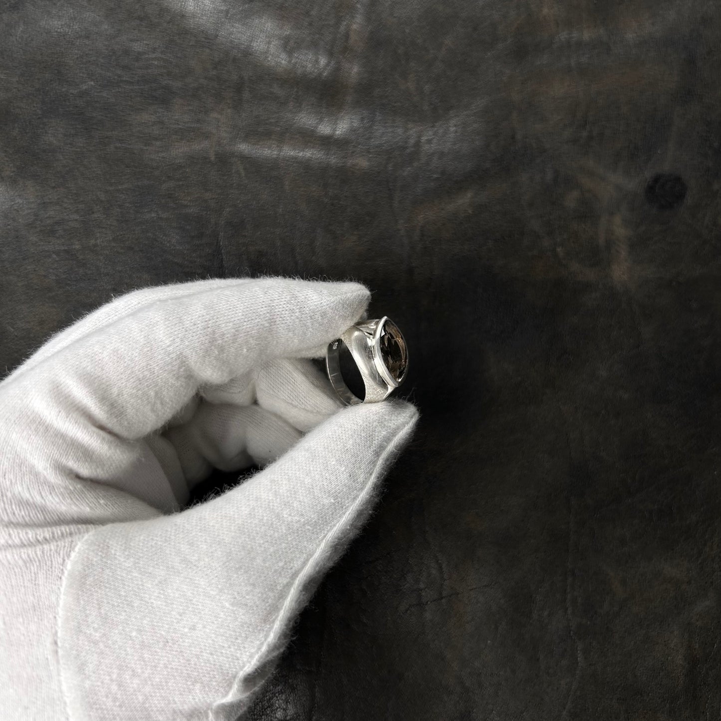 Twin Andalusite Stone Ring