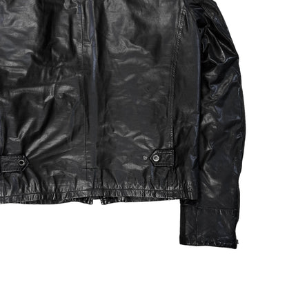 Jil Sander Cropped Padded Leather Jacket