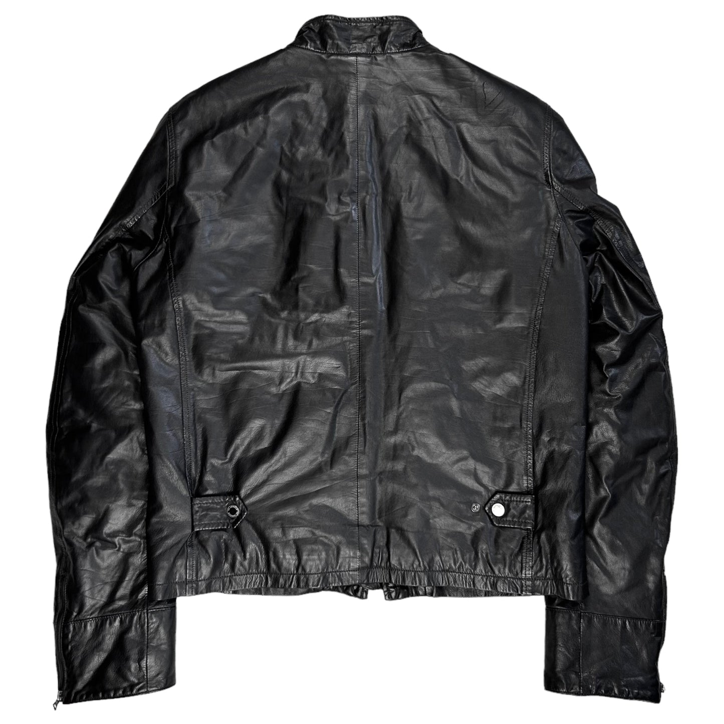 Jil Sander Cropped Padded Leather Jacket