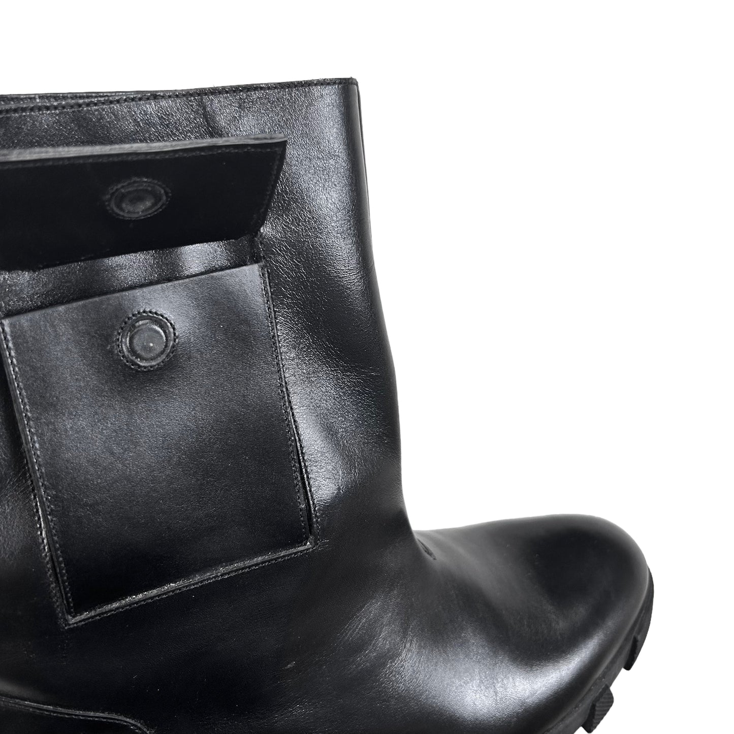 Balenciaga Side Pocket Combat Boots - AW15