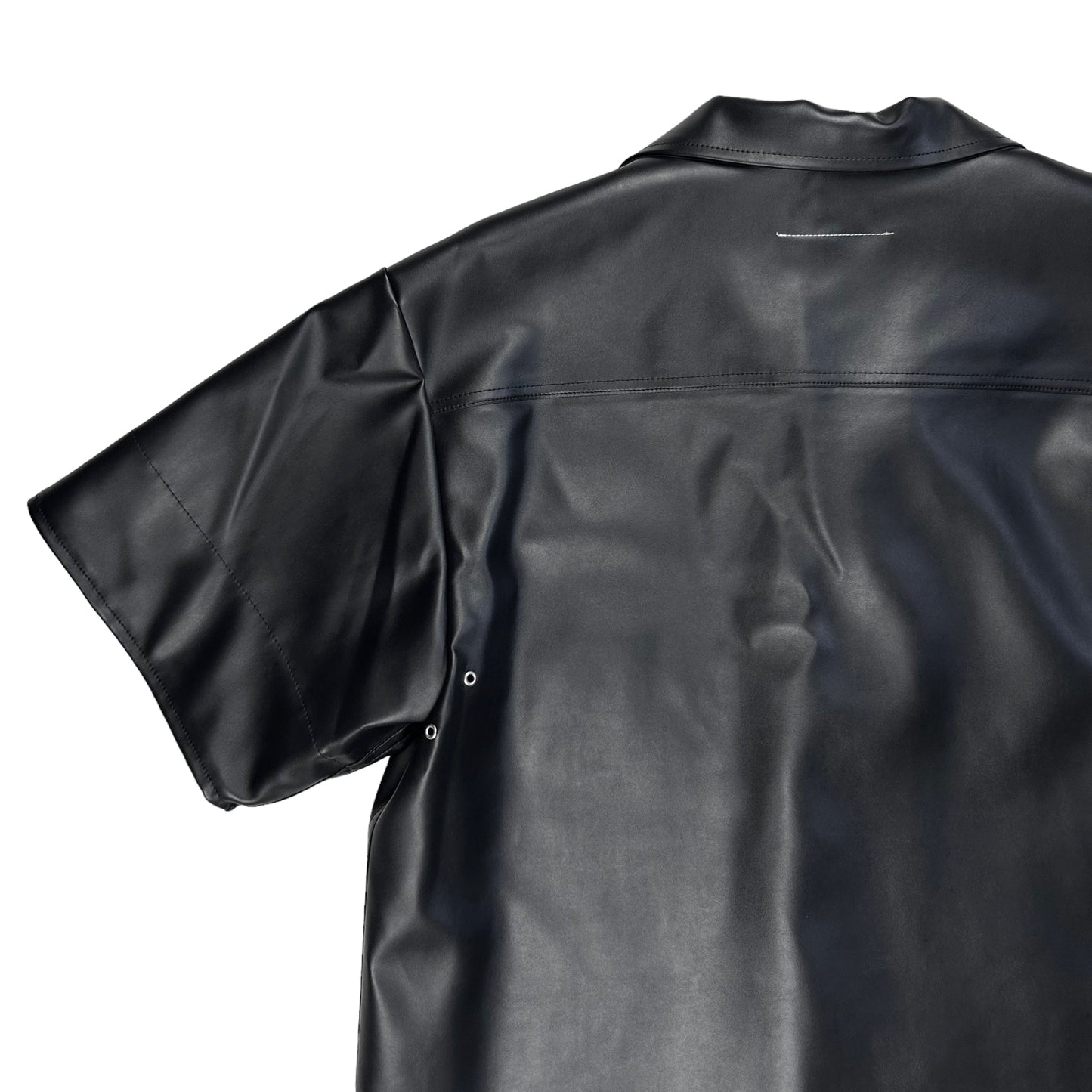 Maison Margiela MM6 Vegan Leather Bowling Shirt - SS22