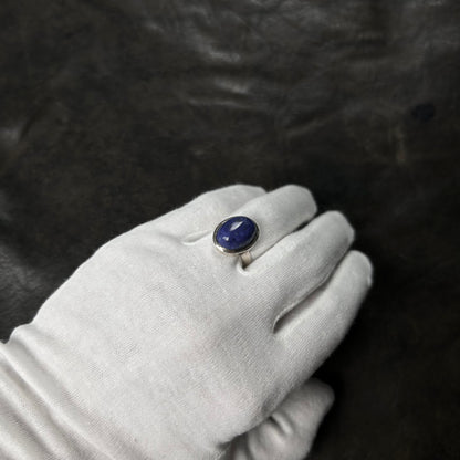 Oval Lapis Stone Ring