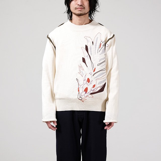 Kiko Kostadinov Futur Printed Knit Sweater - SS22 – Vertical Rags