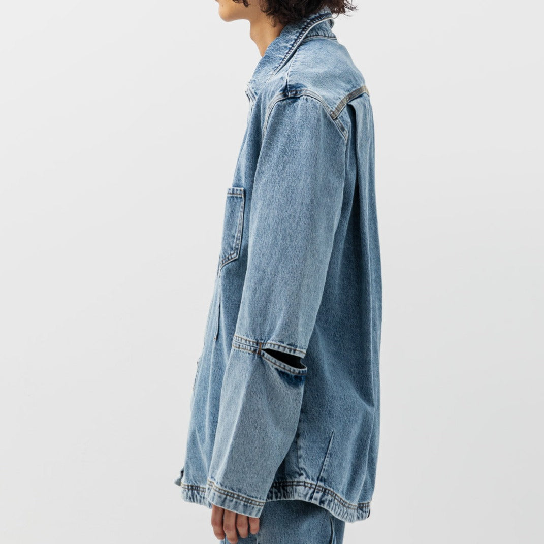 Namacheko Manni Elbow Cut Denim Shirt - SS22