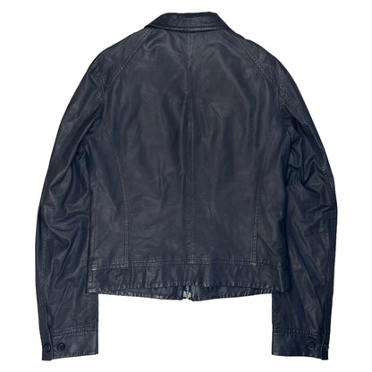 Jil Sander Cropped Leather Work Jacket