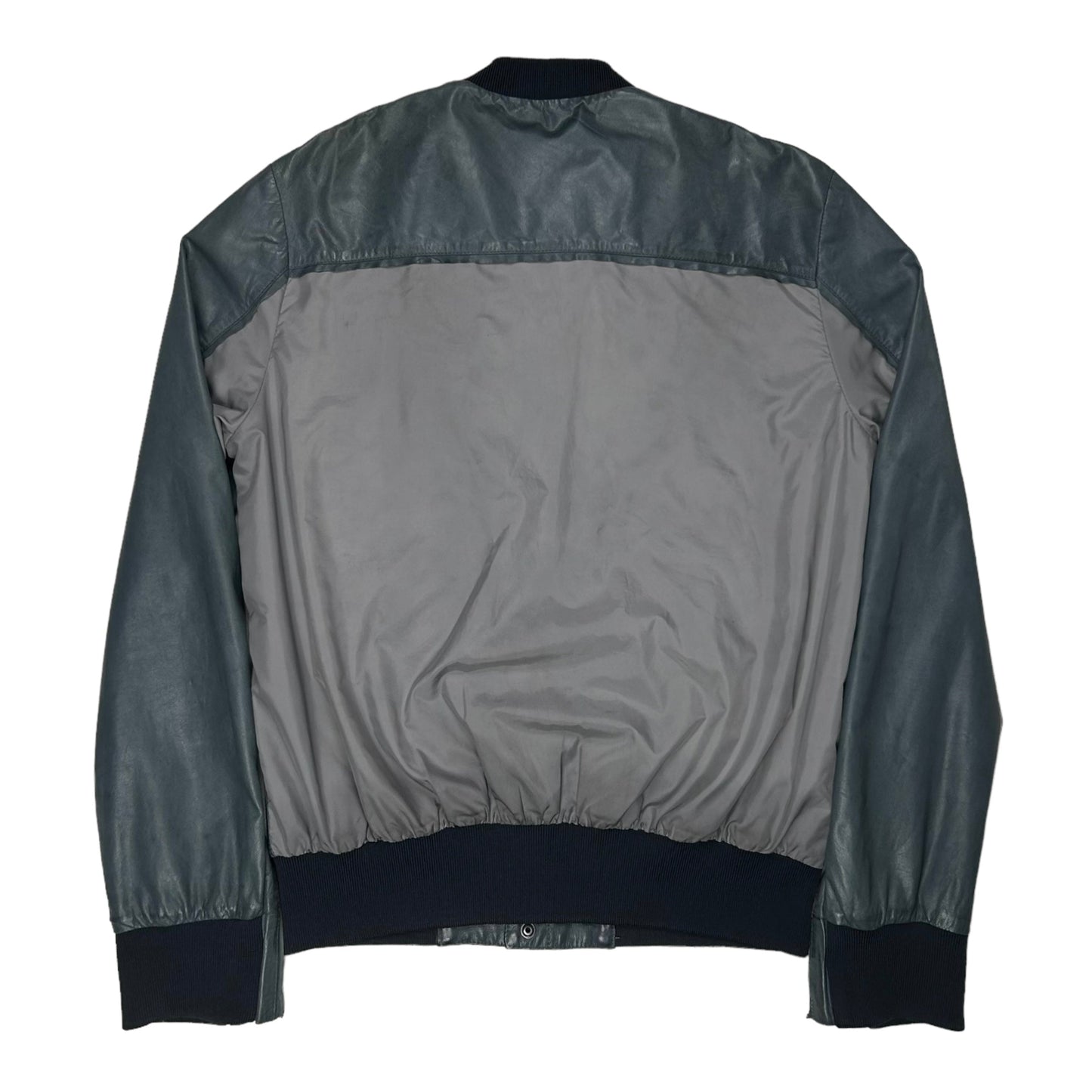 Maison Martin Margiela Pleated Leather Bomber Jacket - SS14