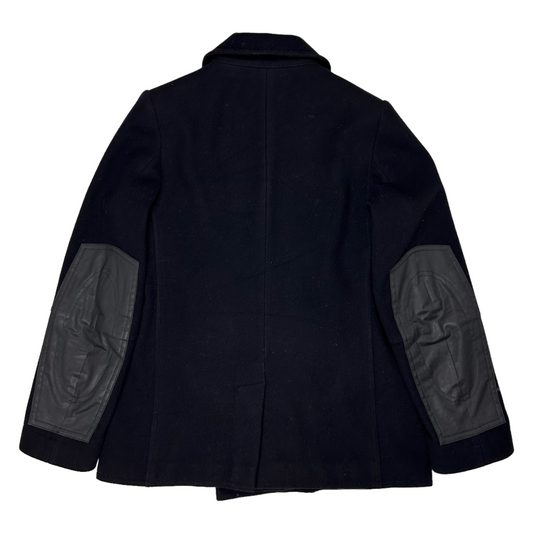 Dries Van Noten Leather Patch Zip Caban Jacket - AW11