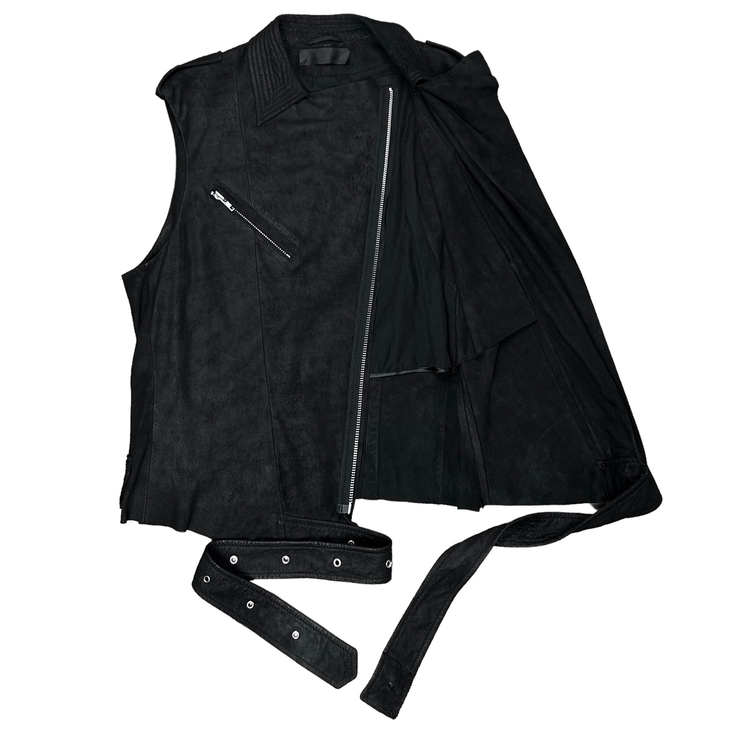 Haider Ackermann Belted Blister Vest - SS11