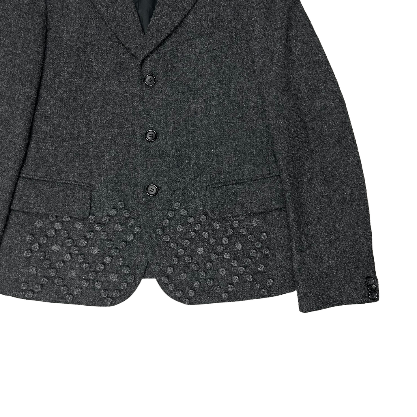 Comme des Garcons Homme Plus Geometric Embroidery Blazer - AW13