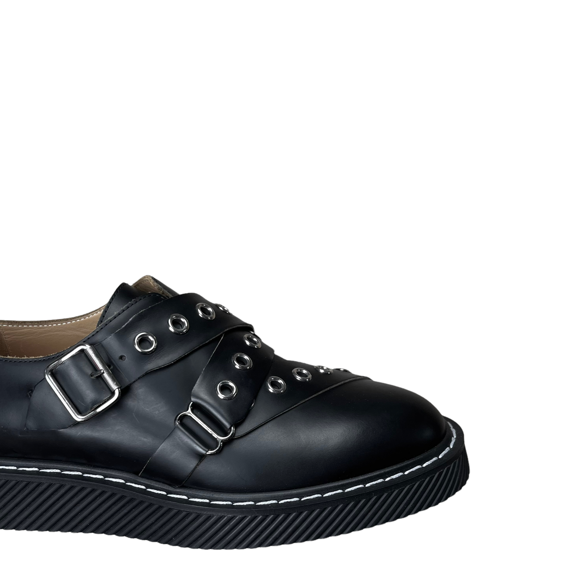Jil Sander Monk Strap Creeper Derbies - SS19 – Vertical Rags Jil Sander Monk Strap Creeper Derbies - SS19 – Vertical Rags