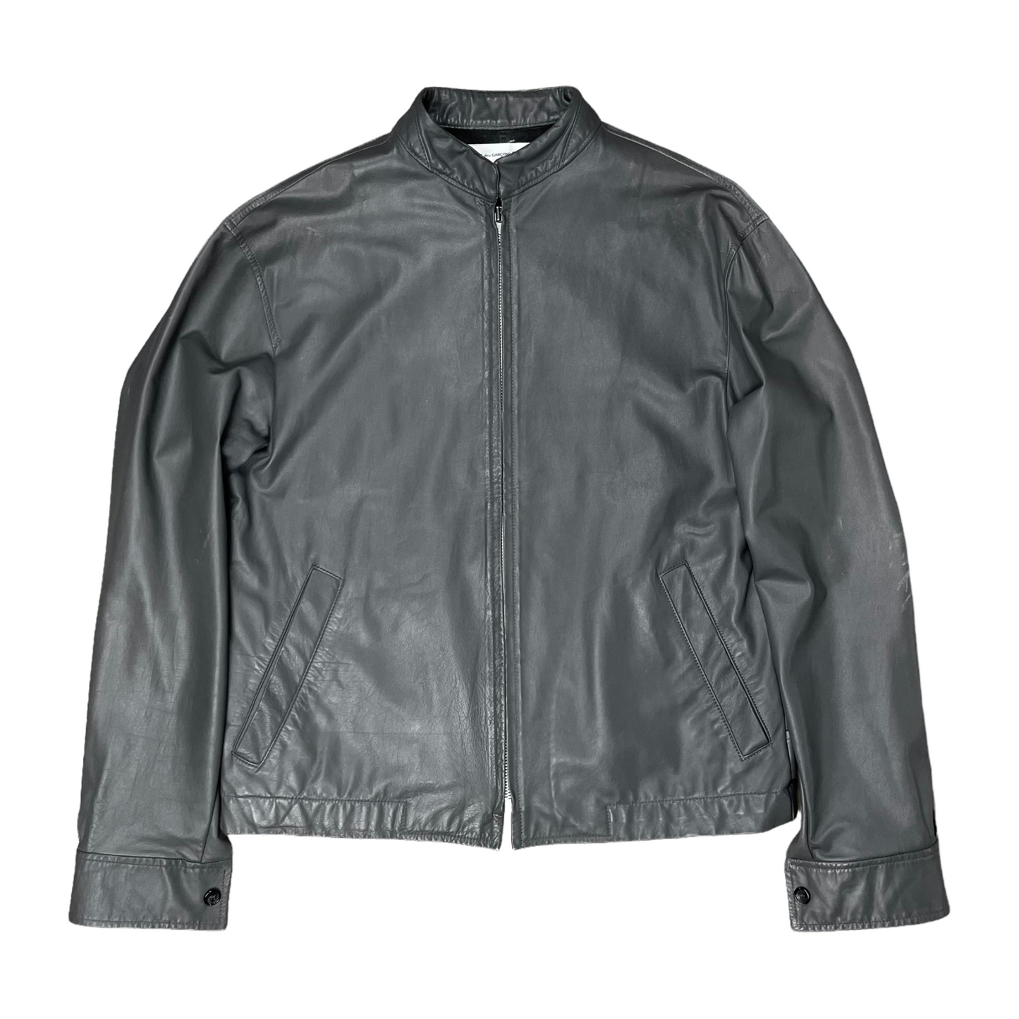 Comme des Garcons Shirt Leather Racing Jacket