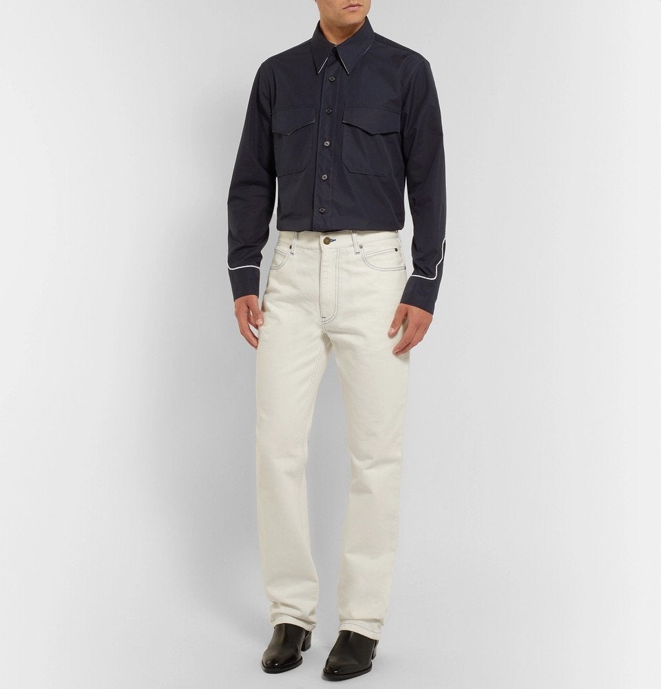 Calvin Klein 205W39NYC Contrast Trimmed Western Shirt - AW18