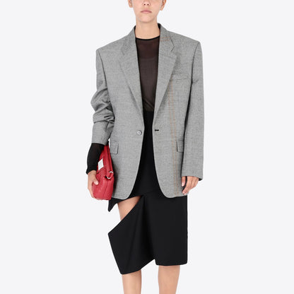 Maison Margiela Notched Striped Wool Blazer - AW18