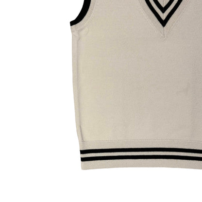 Dries Van Noten Contrast Stripe Knit Vest