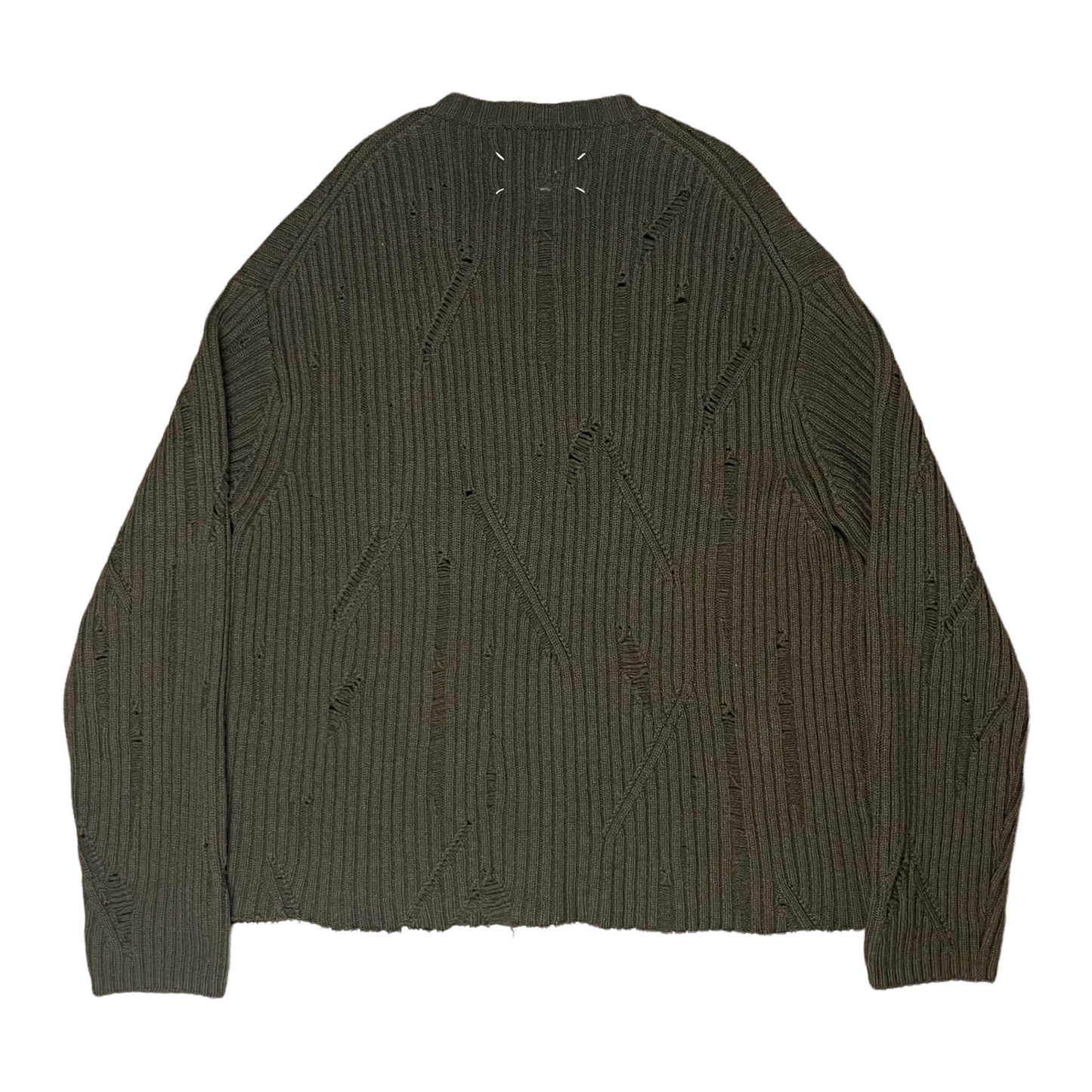 Maison Margiela Distressed Rib Knit Sweater - AW16