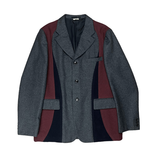 Comme des Garcons Homme Plus Panelled Wool Blazer - AD2003