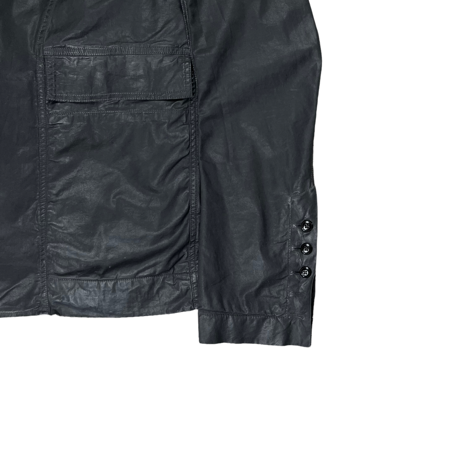 Rick Owens DRKSHDW Waxed Island Blazer - SS13