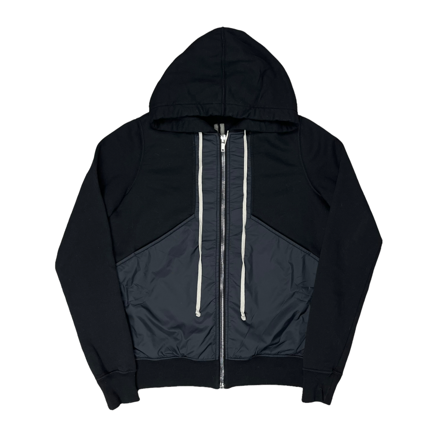 Rick Owens DRKSHDW Nylon Front Panel Zip Hoodie - AW20