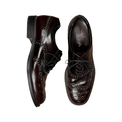 Prada Studded Brougue Derbies - SS12