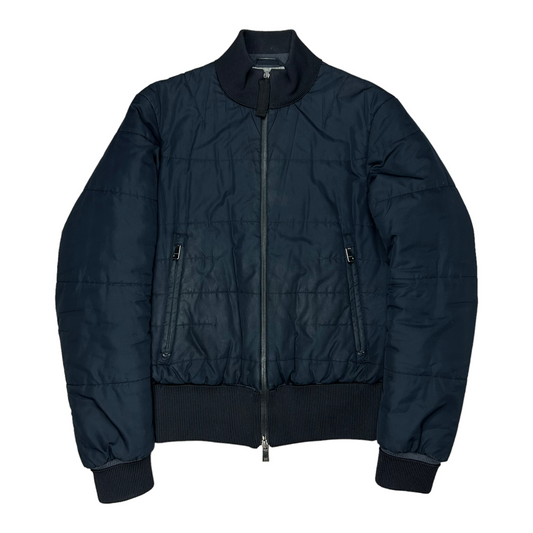 Jil Sander Cropped Quilted Bomber Jacket - AW11