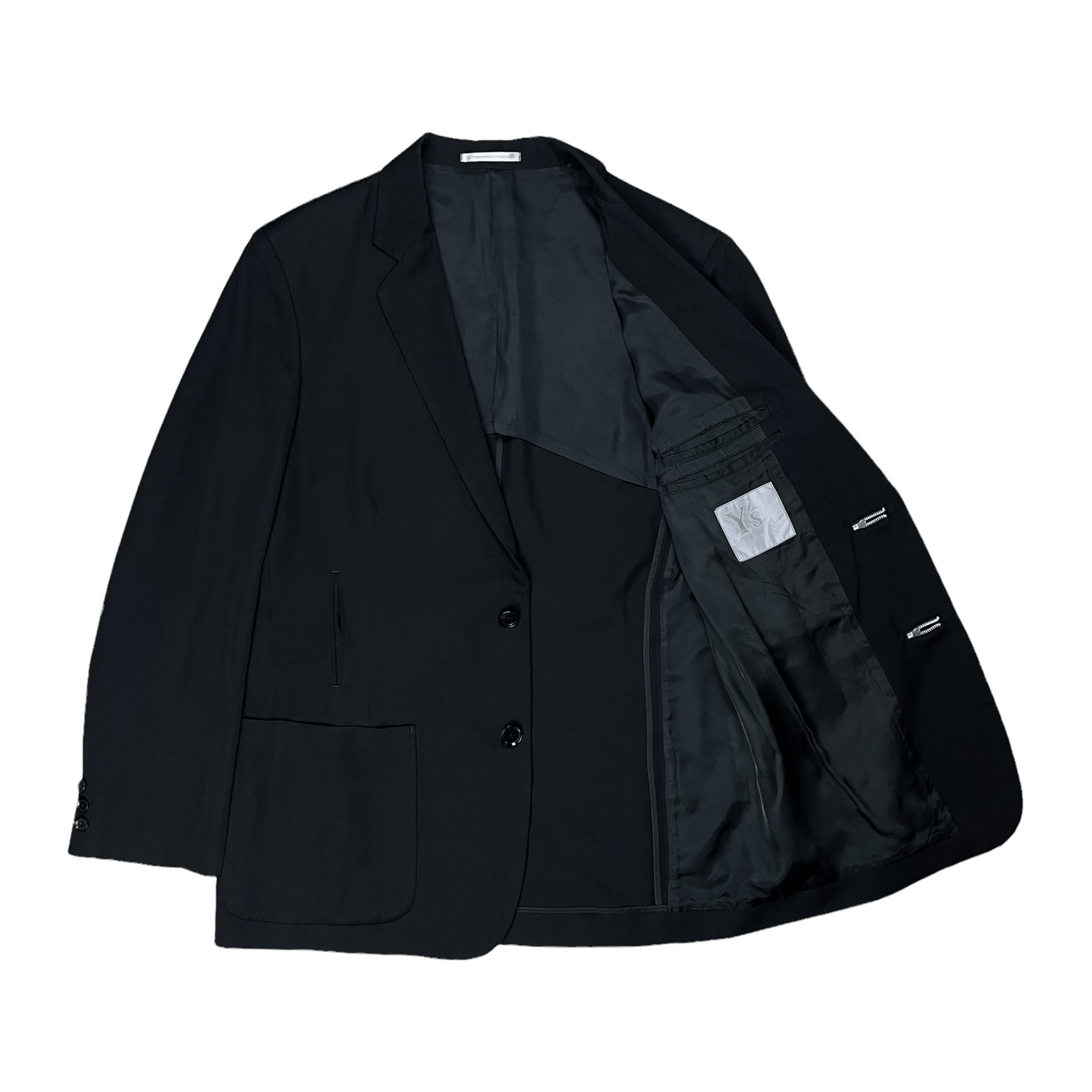 Y's by Yohji Yamamoto Mini Zip Button Blazer - AW04