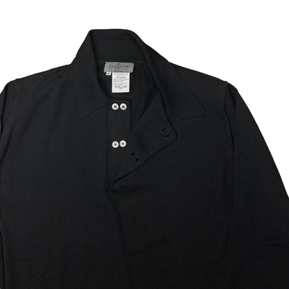 Yohji Yamamoto Pour Homme Double Button Polo Sweater