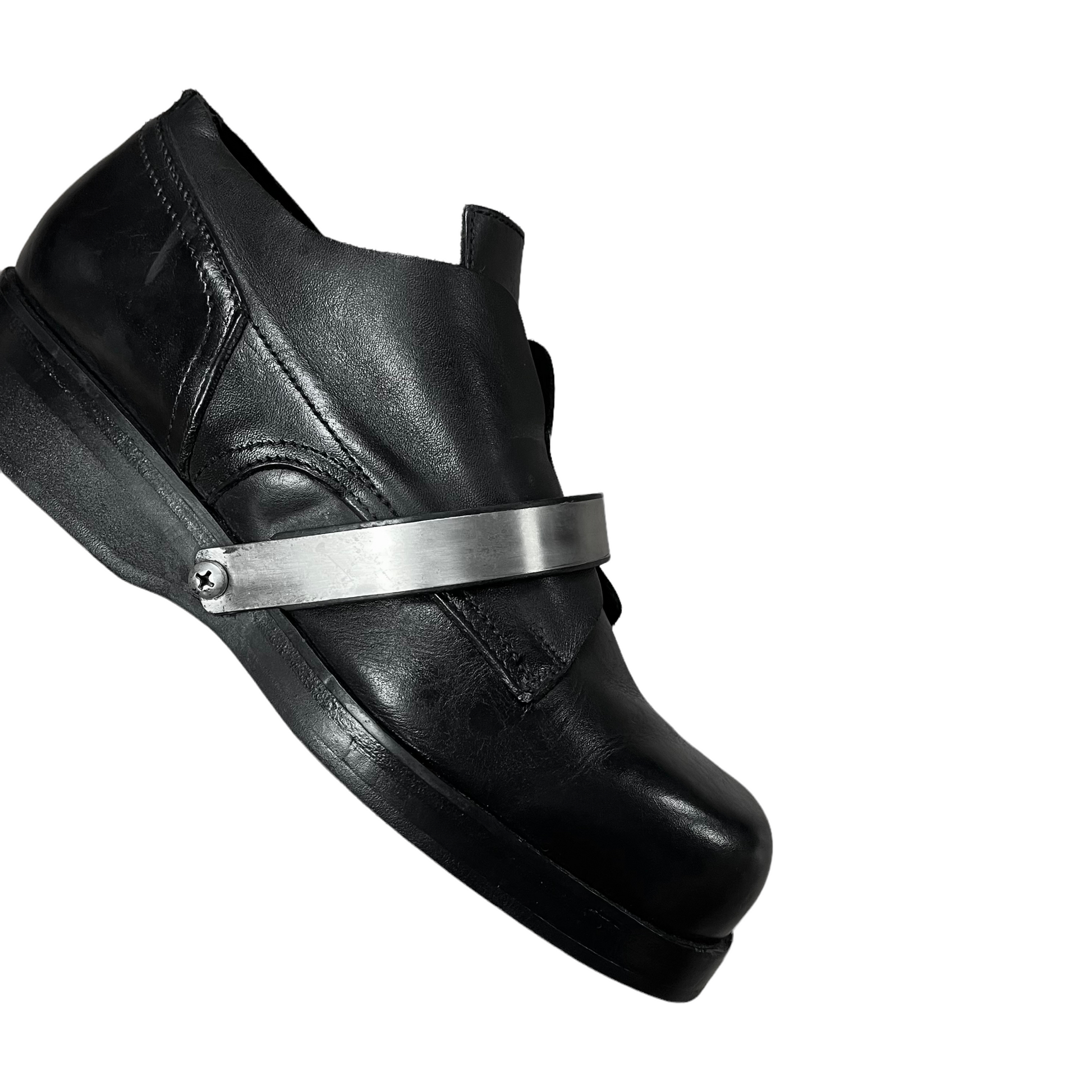 Dirk Bikkembergs Steel Strap Derbies - AW97 – Vertical Rags Dirk Bikkembergs Steel Strap Derbies - AW97 – Vertical Rags