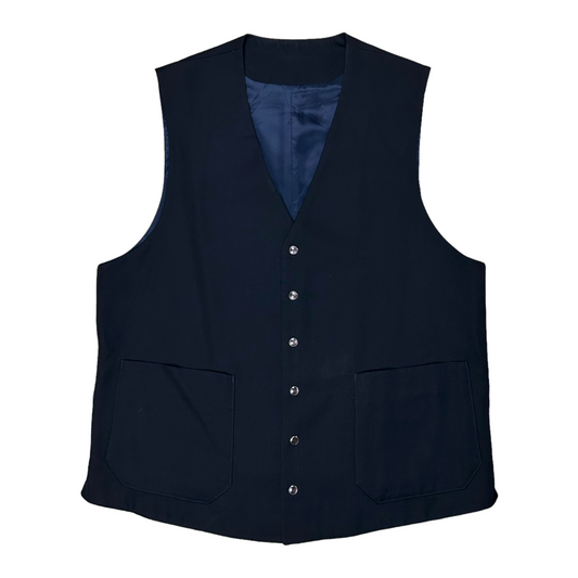Y's for Men Belted Snap Button Vest
