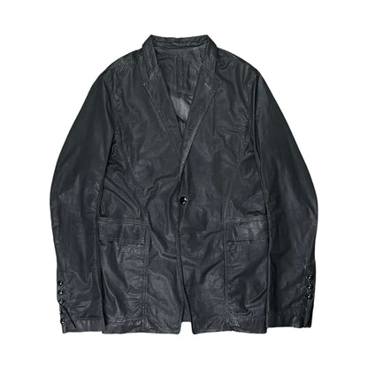 Rick Owens DRKSHDW Waxed Island Blazer - SS13