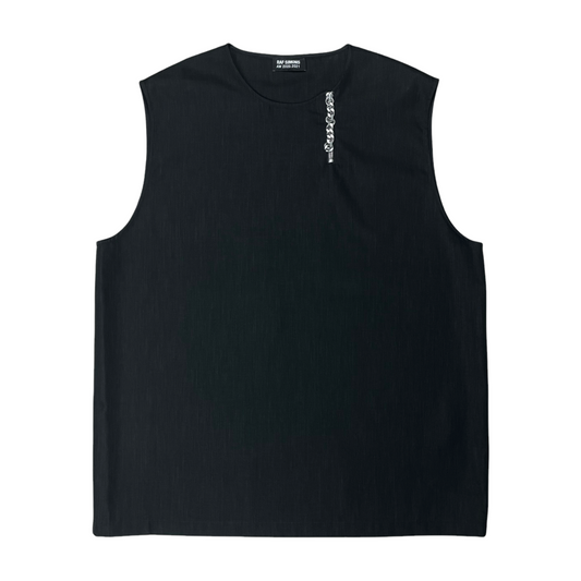 Raf Simons Chain Zip Sleeveless Top - AW20