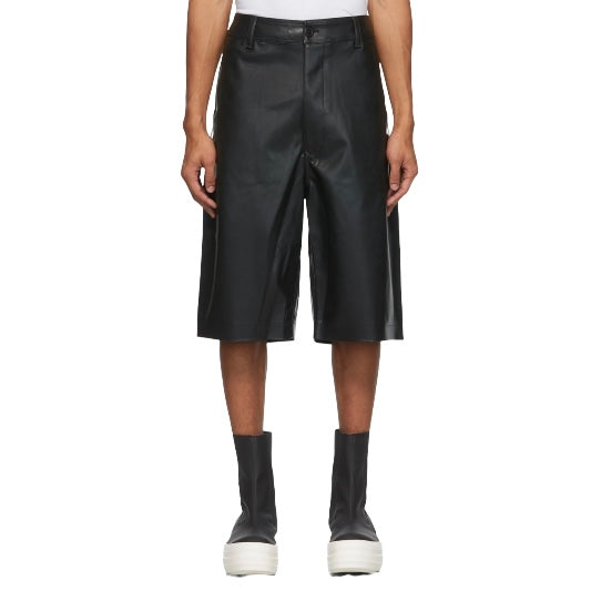 Rick Owens DRKSHDW Jet Vegan Leather Shorts - AW20