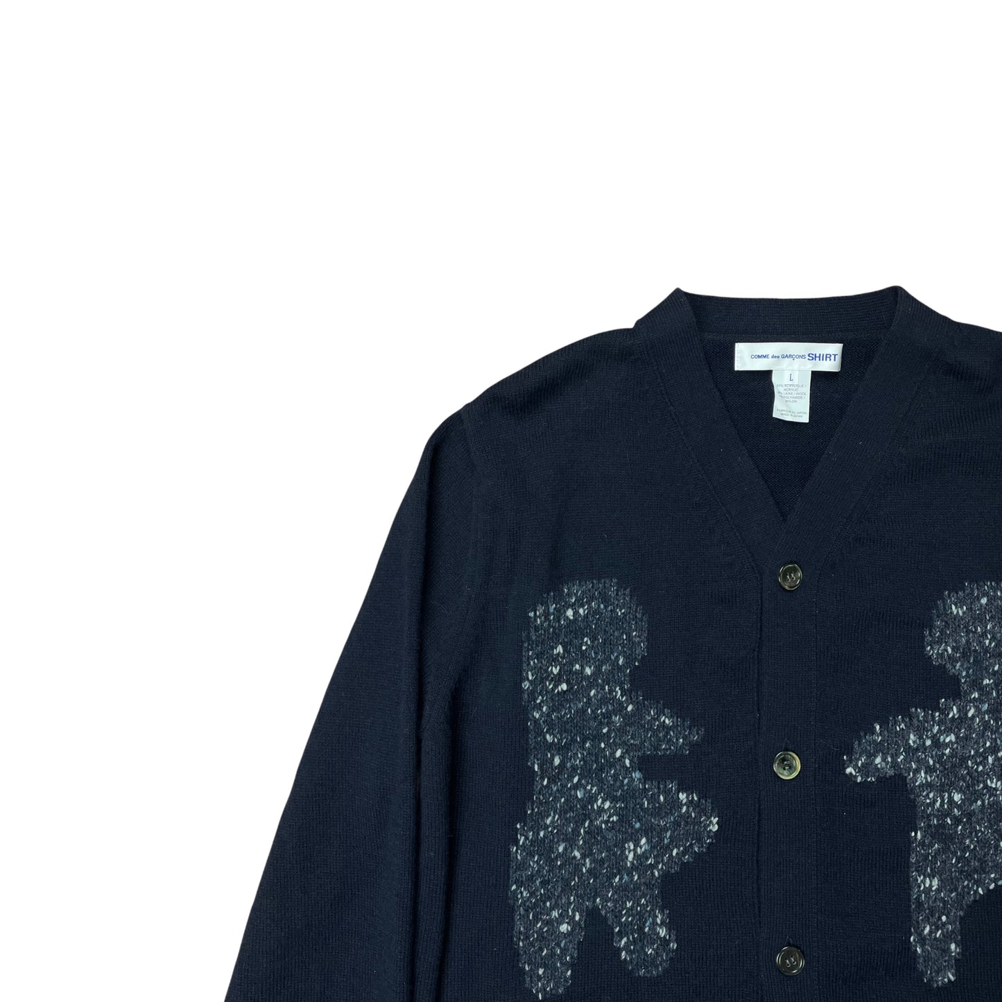 Comme des Garcons Shirt Intarsia Cardigan - AW19