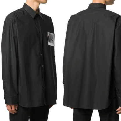 Raf Simons Photograph Print Shirt Black - AW20