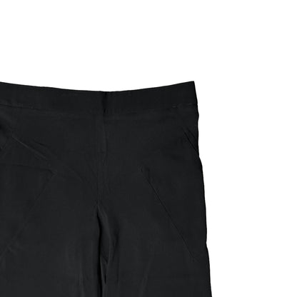 Rick Owens Flared Diagonal Zip Trousers