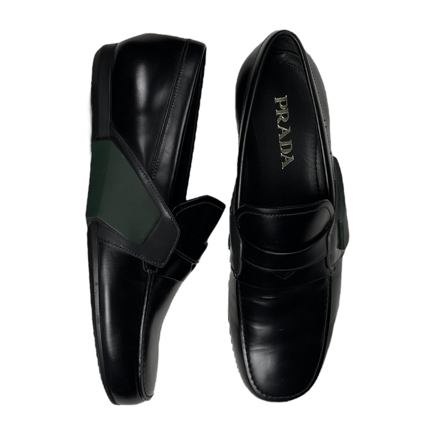 Prada Technical Runway Loafers Black - SS15