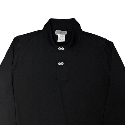 Yohji Yamamoto Pour Homme Double Button Polo Sweater