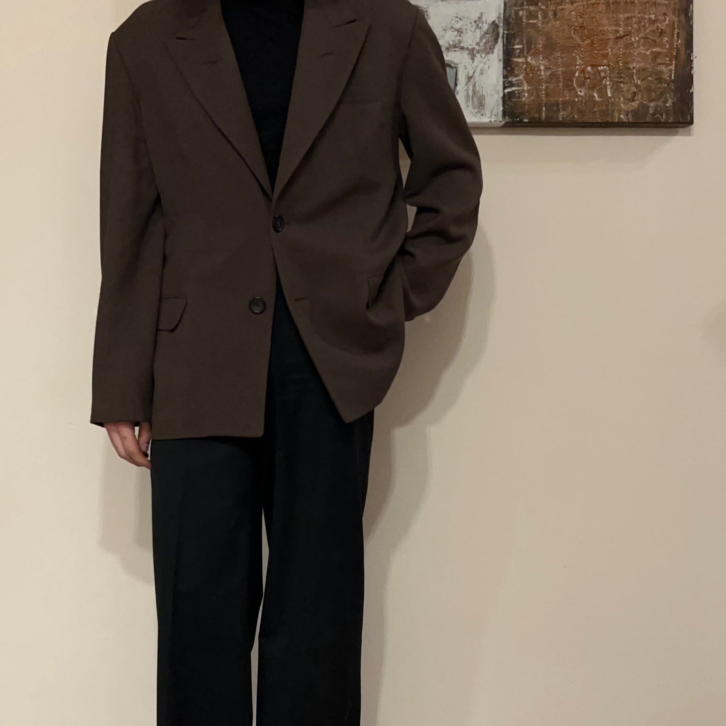 Yohji Yamamoto Pour Homme Sharp Lapel Blazer