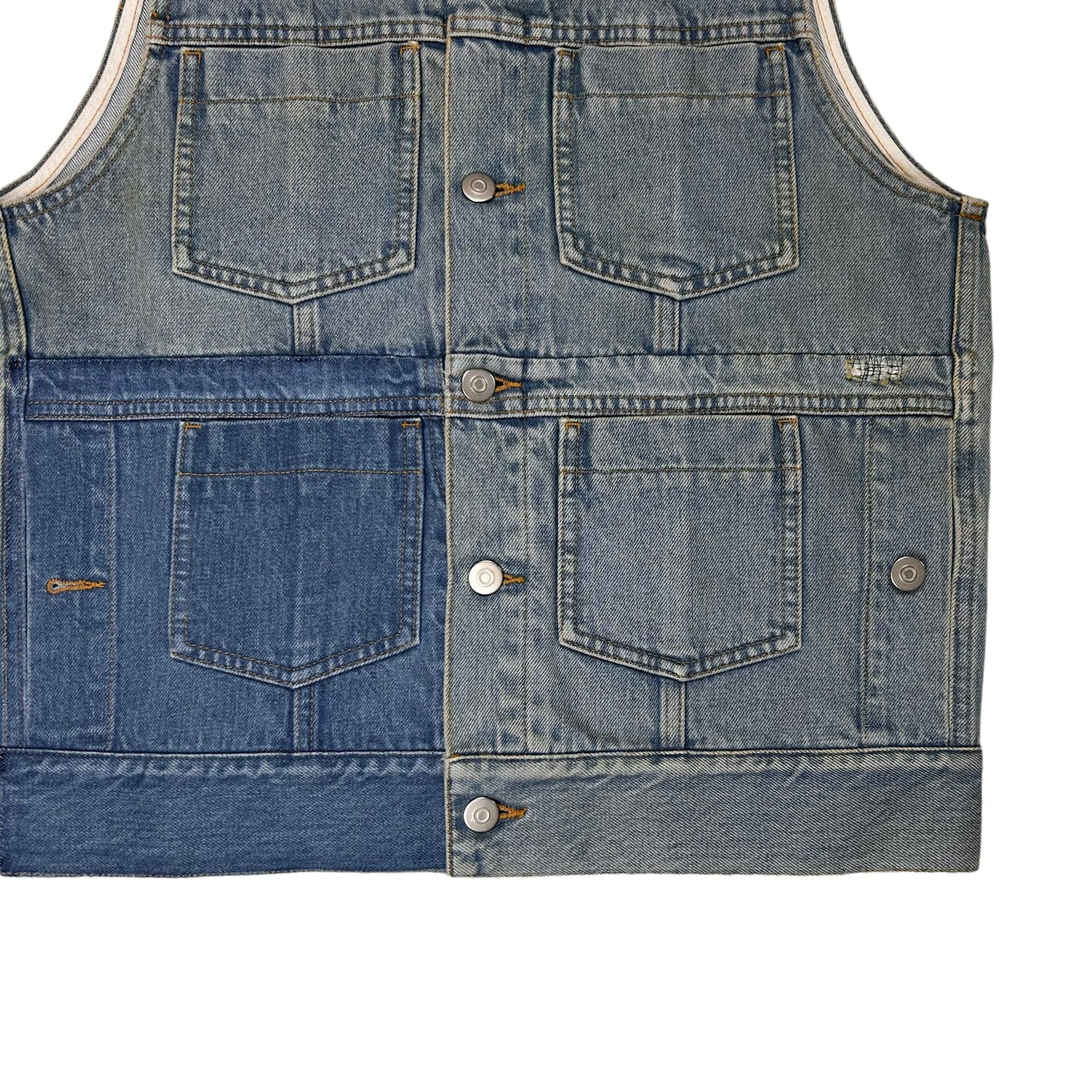 Maison Margiela Patchwork Denim Vest - SS17