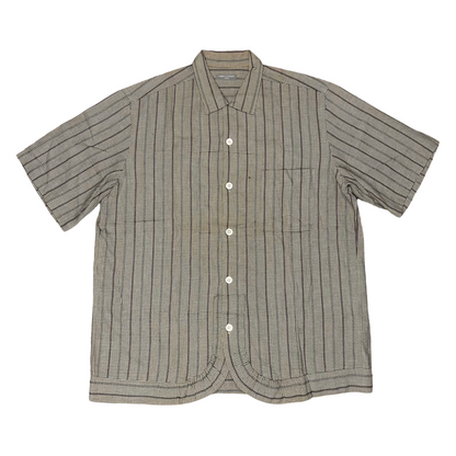 Comme des Garcons Homme Striped Bowling Shirt - AD2000