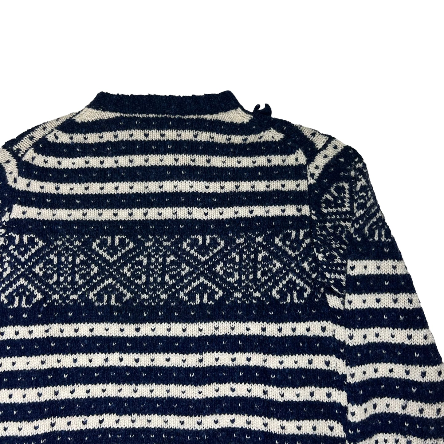 Y’s by Yohji Yamamoto Nordic Patchwork Knit Sweater - AW93