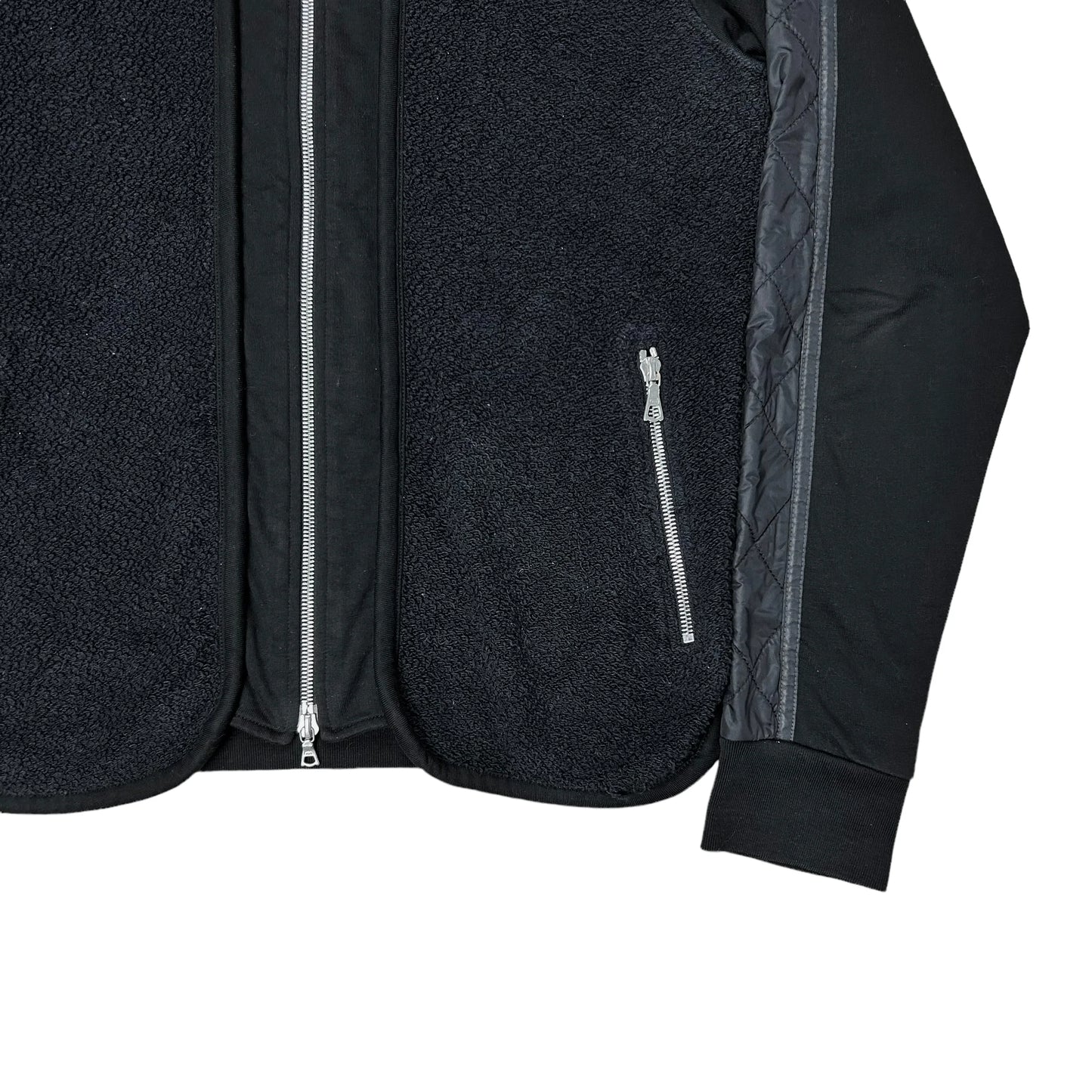 Dries Van Noten Hybrid Fleece Zip Jacket