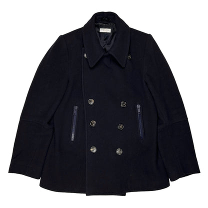 Dries Van Noten Leather Patch Zip Caban Jacket - AW11