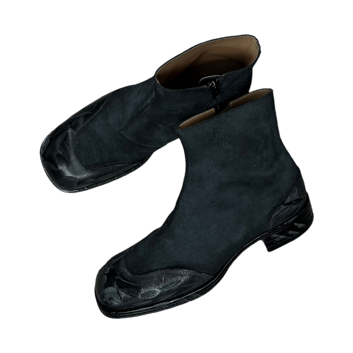 Maison margiela 2025 distressed boots