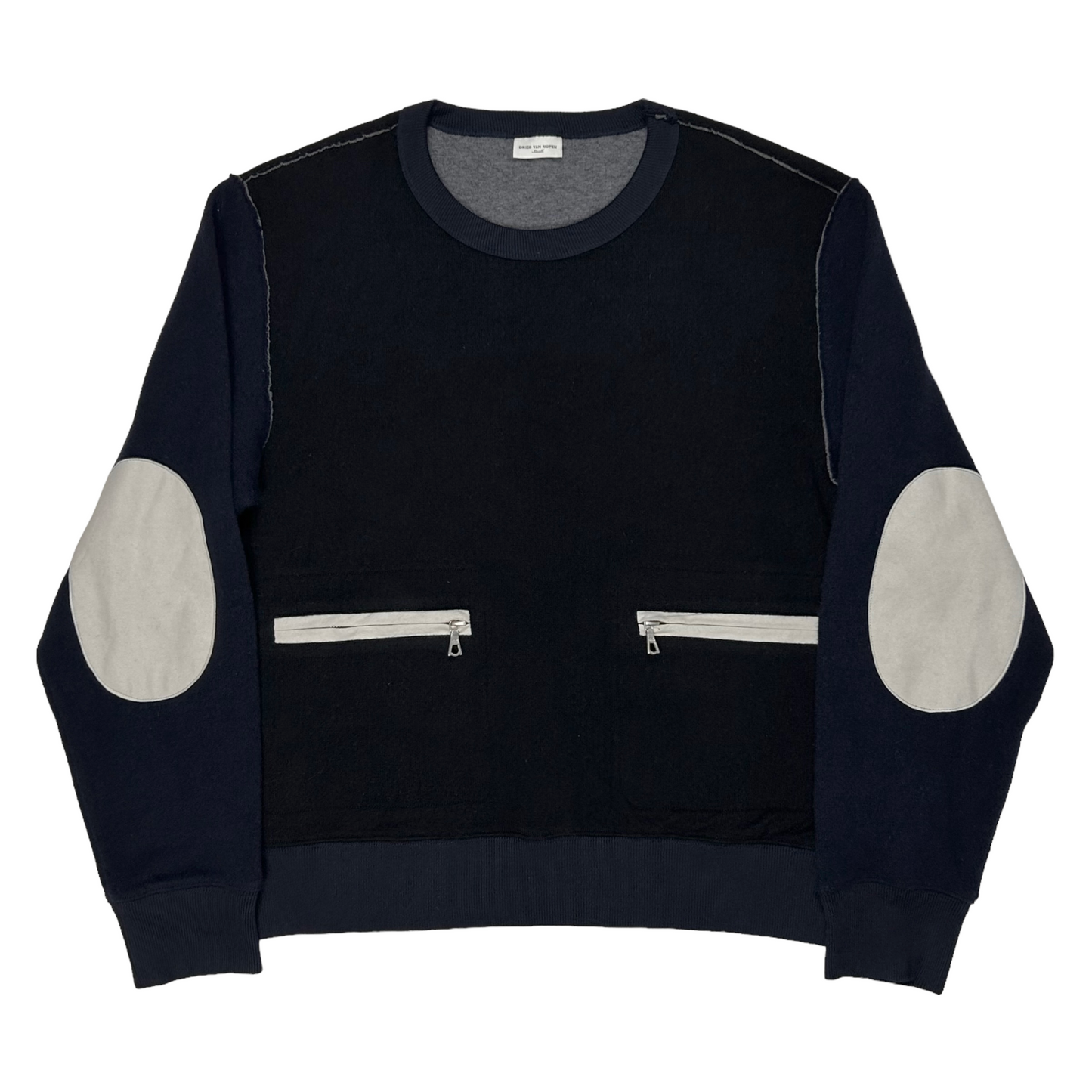 Dries Van Noten Double Zip Color Block Sweater - AW15