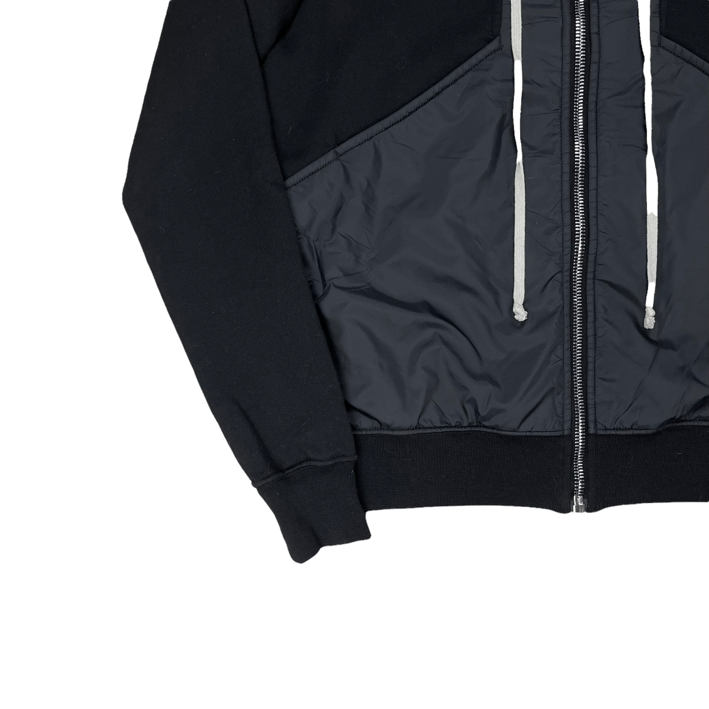 Rick Owens DRKSHDW Nylon Front Panel Zip Hoodie - AW20