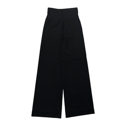 Dries Van Noten Wide Double Waist Panel Trousers