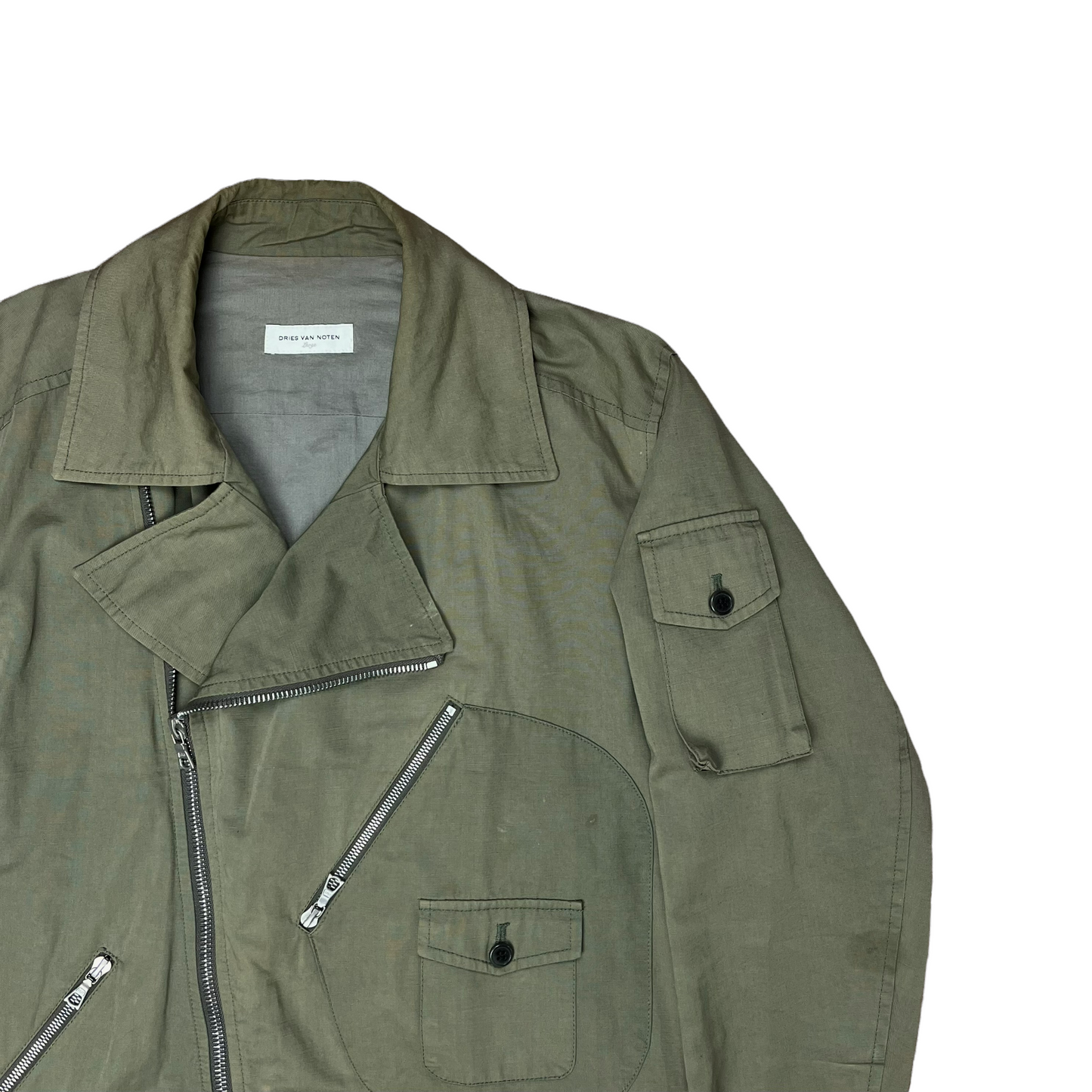 Dries Van Noten Cargo Biker Jacket