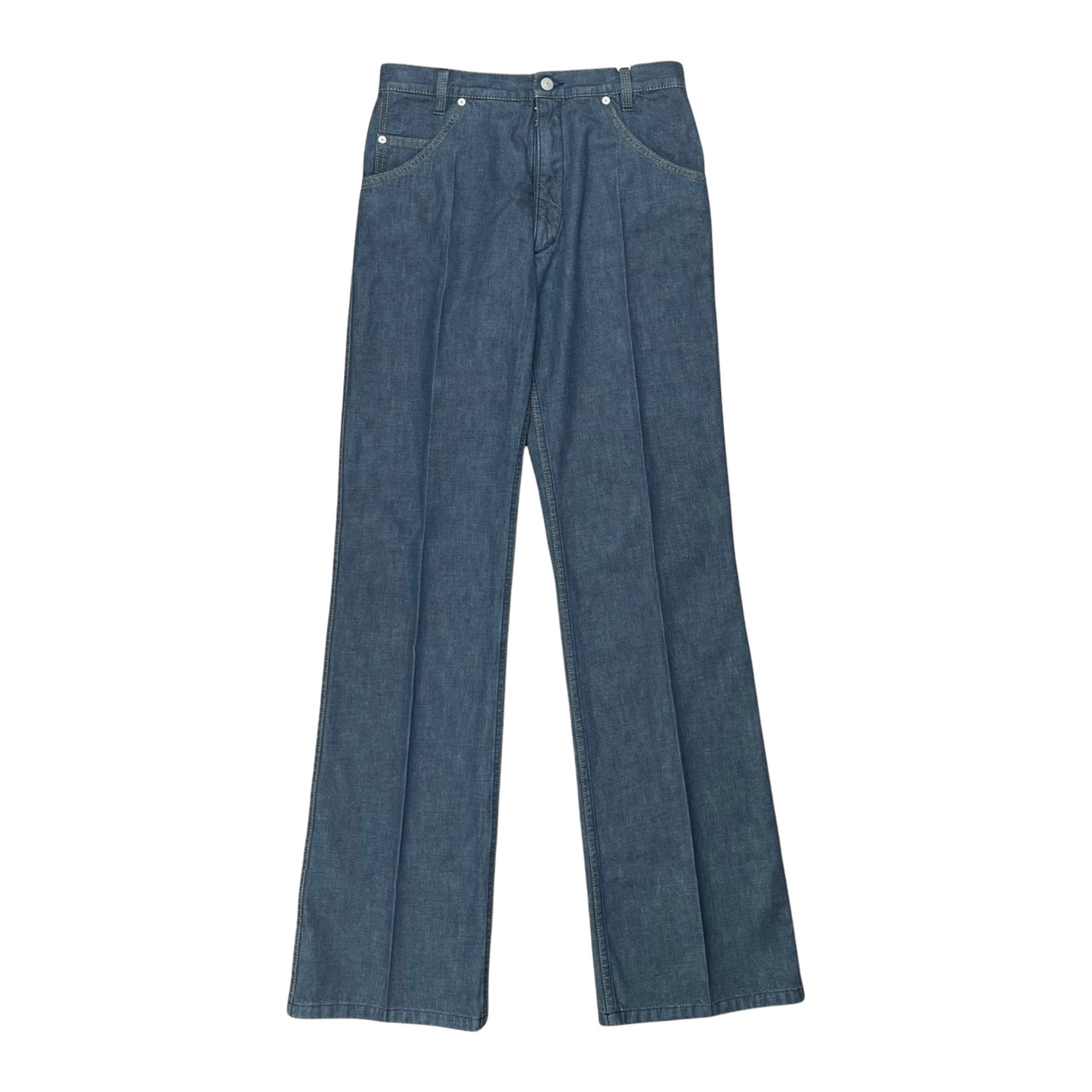 Maison Margiela Flared Petrol Jeans - AW21