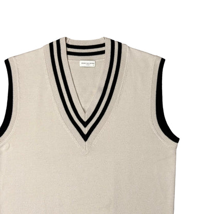 Dries Van Noten Contrast Stripe Knit Vest